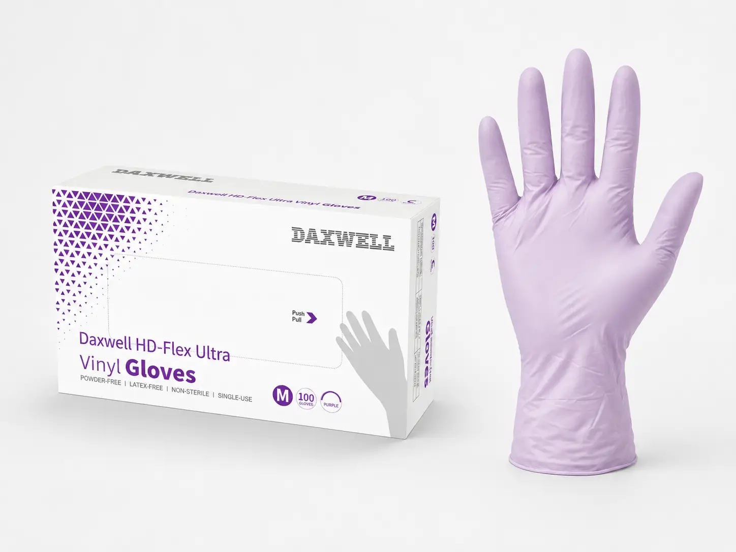 Vinyl HyperFlex Precision Exam Gloves