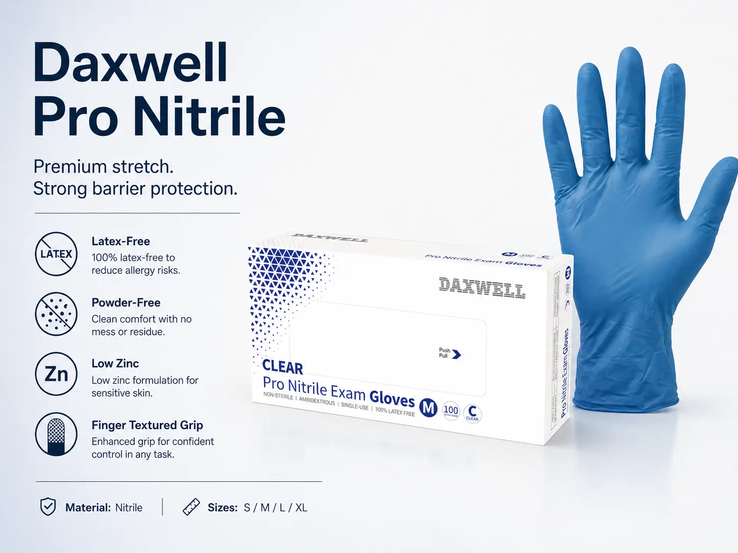 Nitrile CoreFlex Pro Exam Gloves Glove Pair View